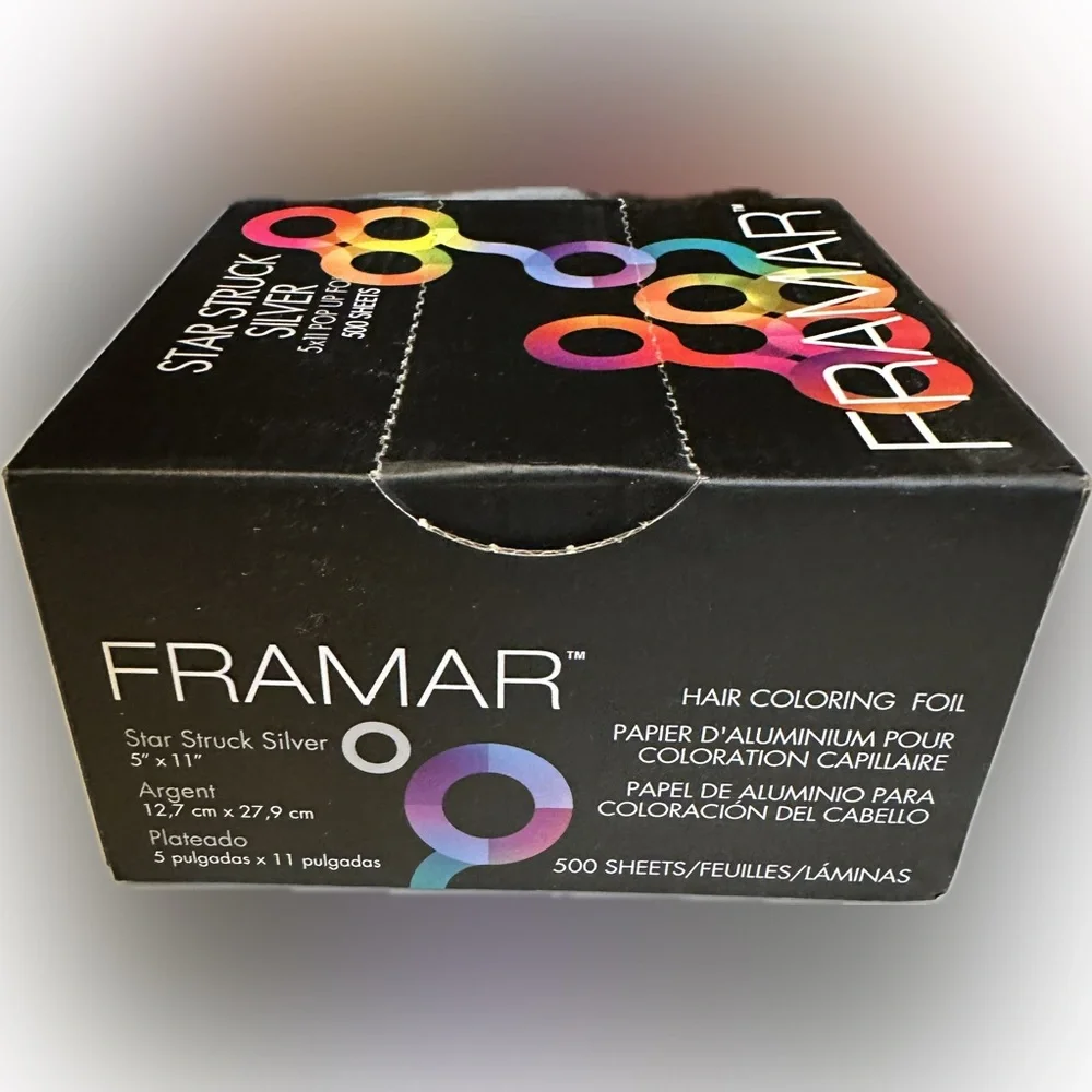 FRAMAR STAR STRUCK SILVER POP UP HAIR FOIL HIGHLIGHTS LOWLIGHTS BAYLAYAGE 5”x11”